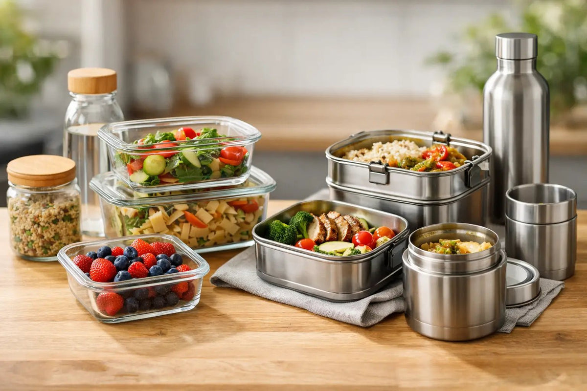 Glass Containers Versus Steel Containers - Meals In Steel