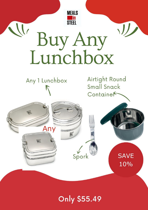 Combo Deal - Any 1 Lunchbox + Snack Box + Spork