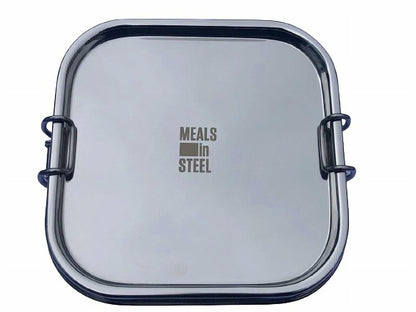 Leakproof Square Lunch Box | Stainless Steel - Meals In Steel