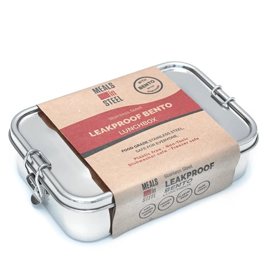 Bento Leakproof Lunchbox | Stainless Steel | 1500ml | Stainless Steel Lunchbox NZ | Meals in Steel