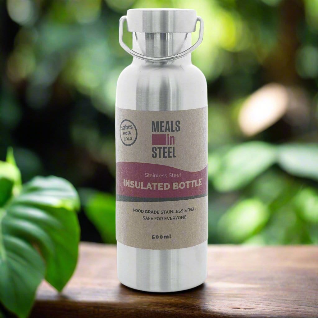Double Wall Drink Bottle 500ml - Meals In Steel
