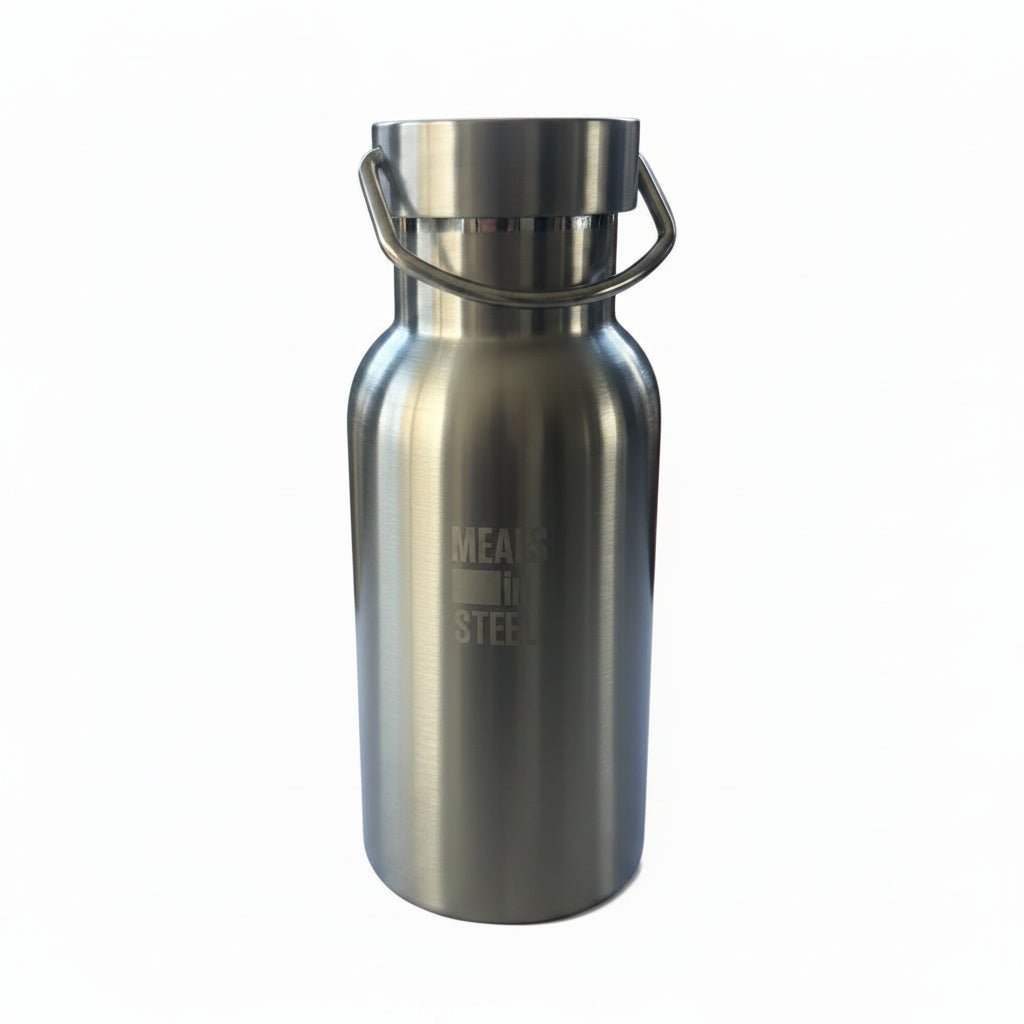 350ml stainless steel bottle-meals in steel