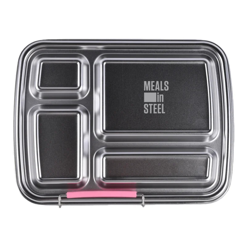 Jumbo Leakproof 4 Compartment Stainless Steel Lunch box – 1040ml - Pre Order 15th Feb | Stainless Steel Lunchbox NZ | Meals in Steel