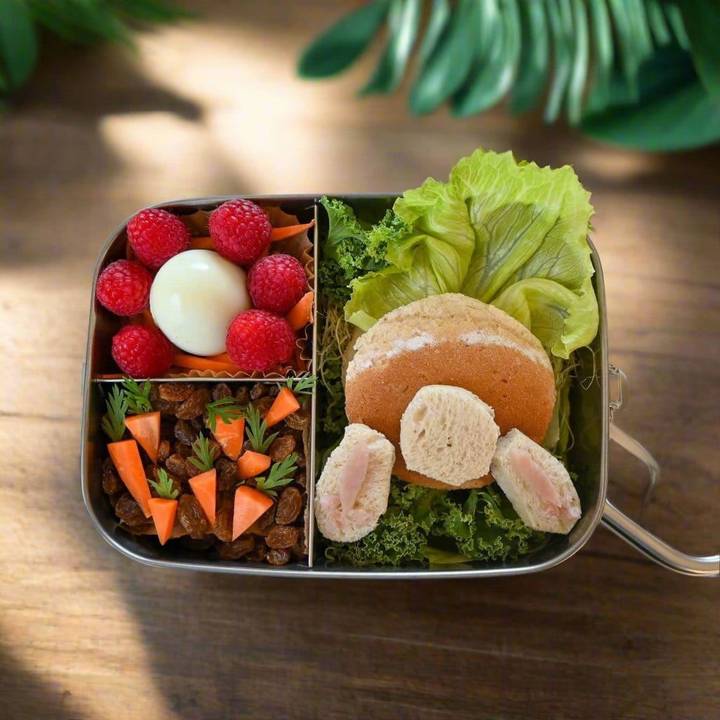 Leakproof Bento Box | Fixed Partitions | Stainless Steel - Meals In Steel