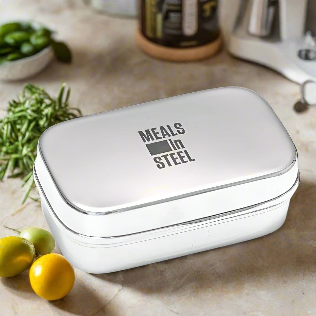 Small Snack Box | Stainless Steel - Meals In Steel