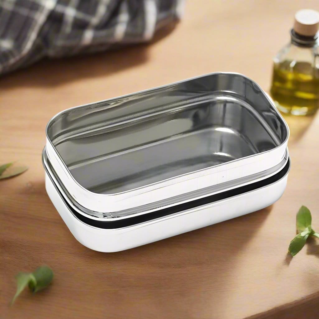 Small Snack Box | Stainless Steel - Meals In Steel