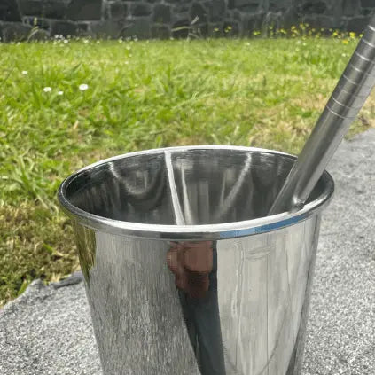 Stainless Steel Drinking Cups 300ml with Straws | Single or Set of 4 | Stainless Steel Lunchbox NZ | Meals in Steel