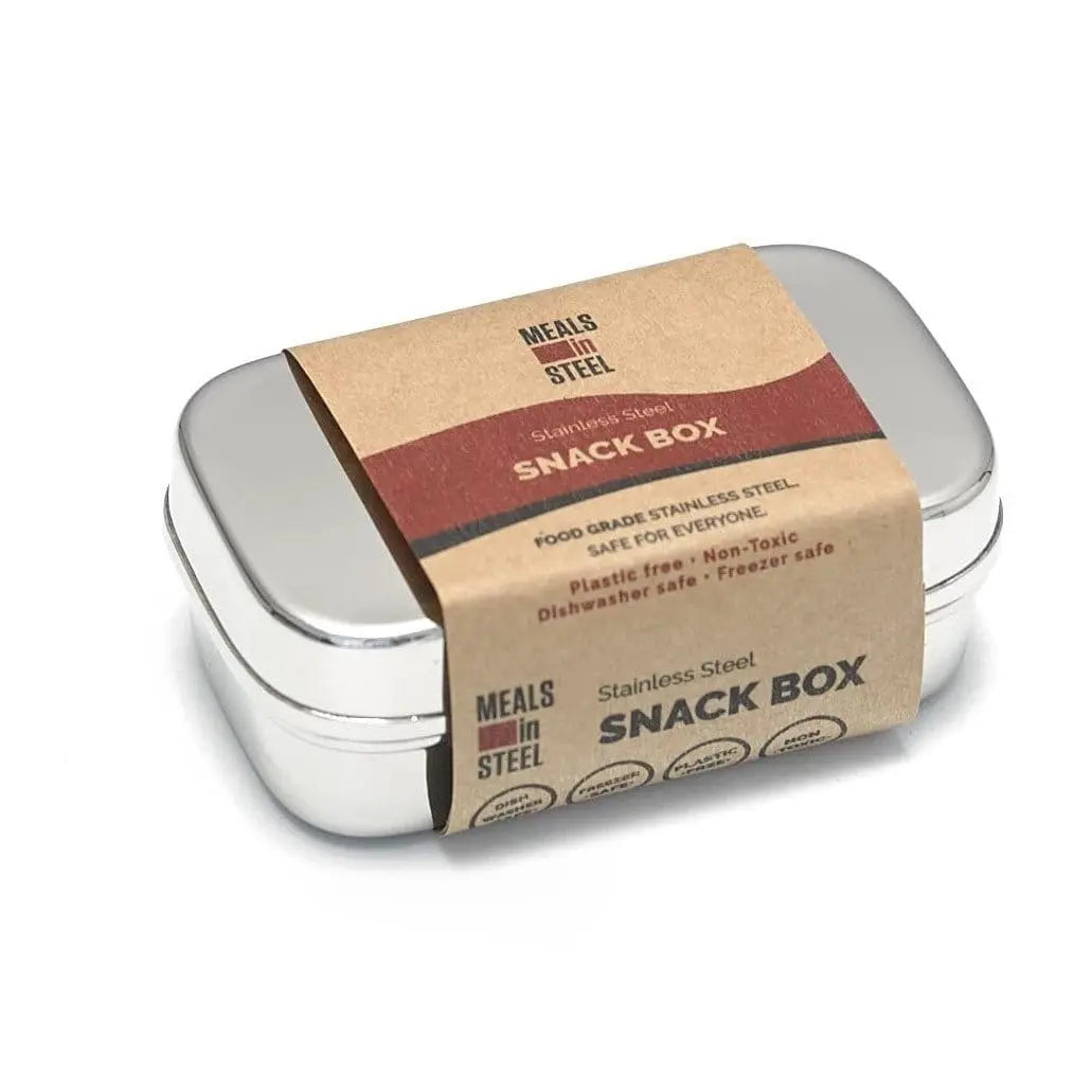 Stainless Steel Snack Box | Small & Durable | 150ml Capacity | Stainless Steel Lunchbox NZ | Meals in Steel