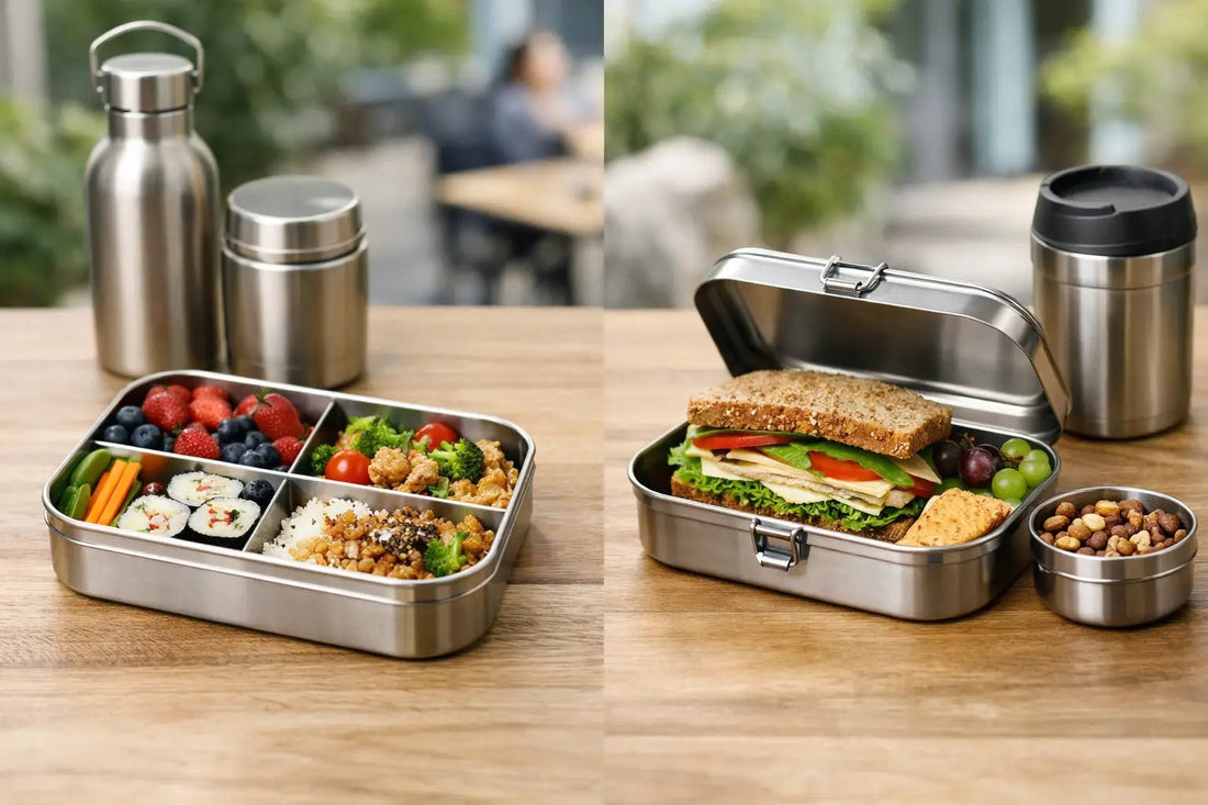 Bento Box Versus Sandwich Container - Meals In Steel