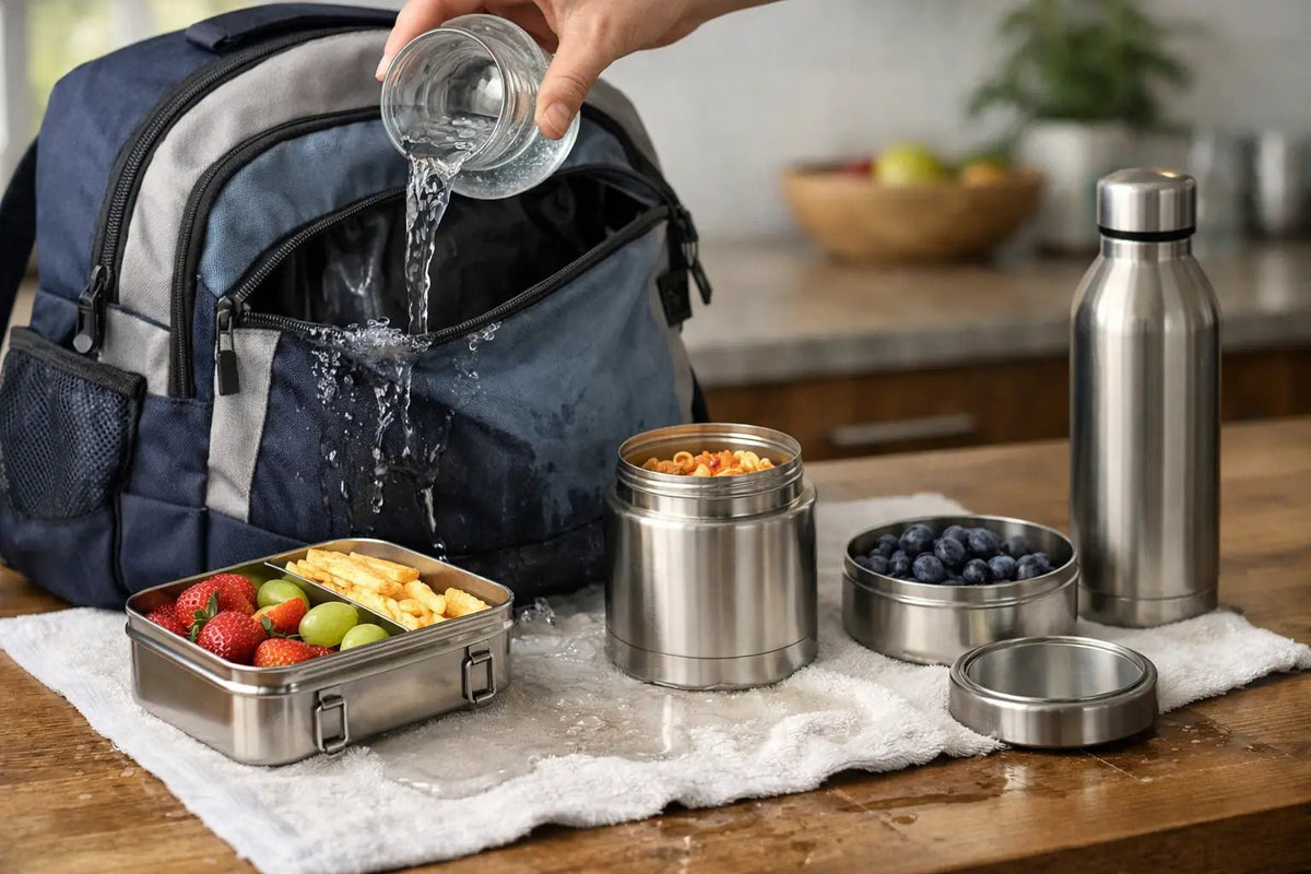 School Bag Leak Test Example: Try It at Home - Meals In Steel