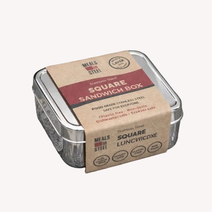 Square stainless steel sandwich box 