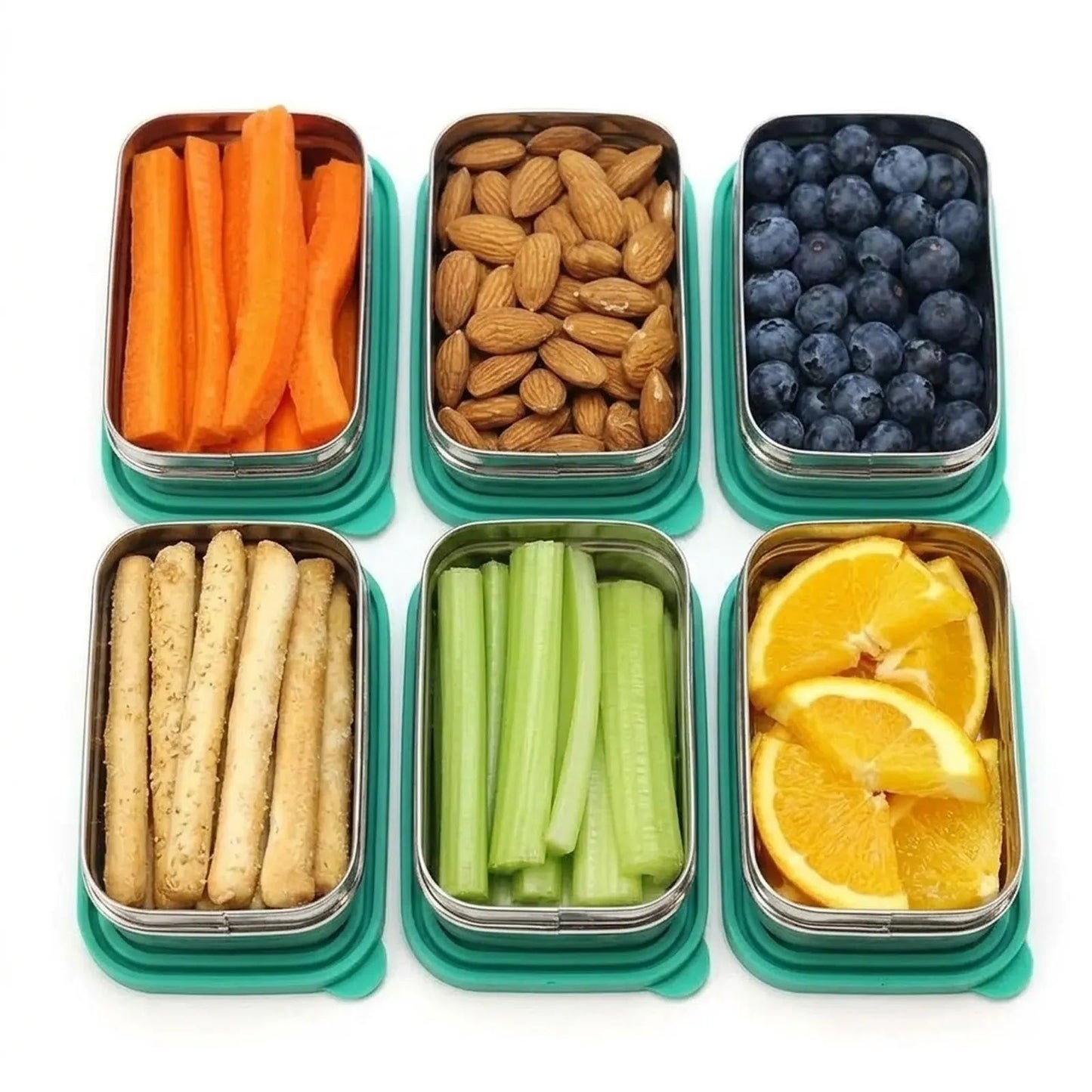 Airtight Rectangular Small Snack Container | Stainless Steel | 150ml | Stainless Steel Lunchbox NZ | Meals in Steel