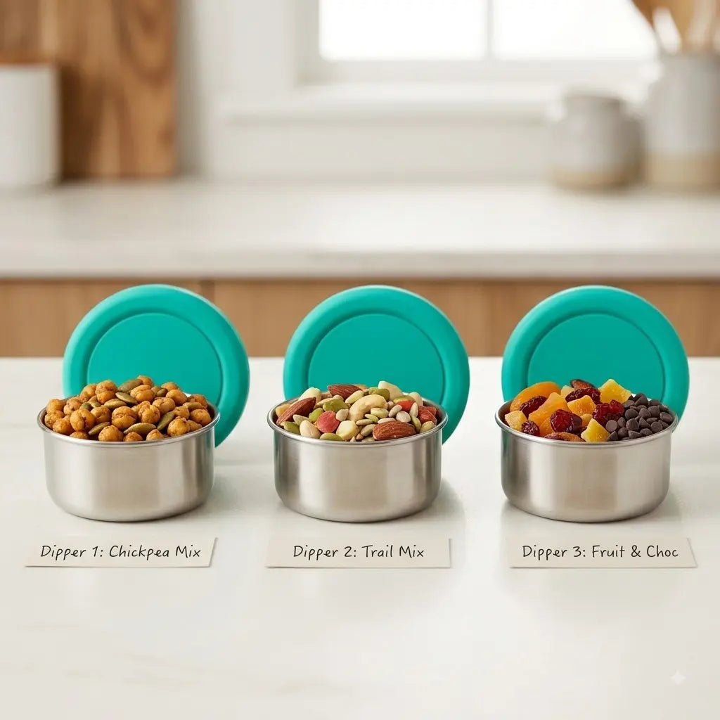 Airtight Round Big Dipper | Stainless Steel | 150ml | Stainless Steel Lunchbox NZ | Meals in Steel