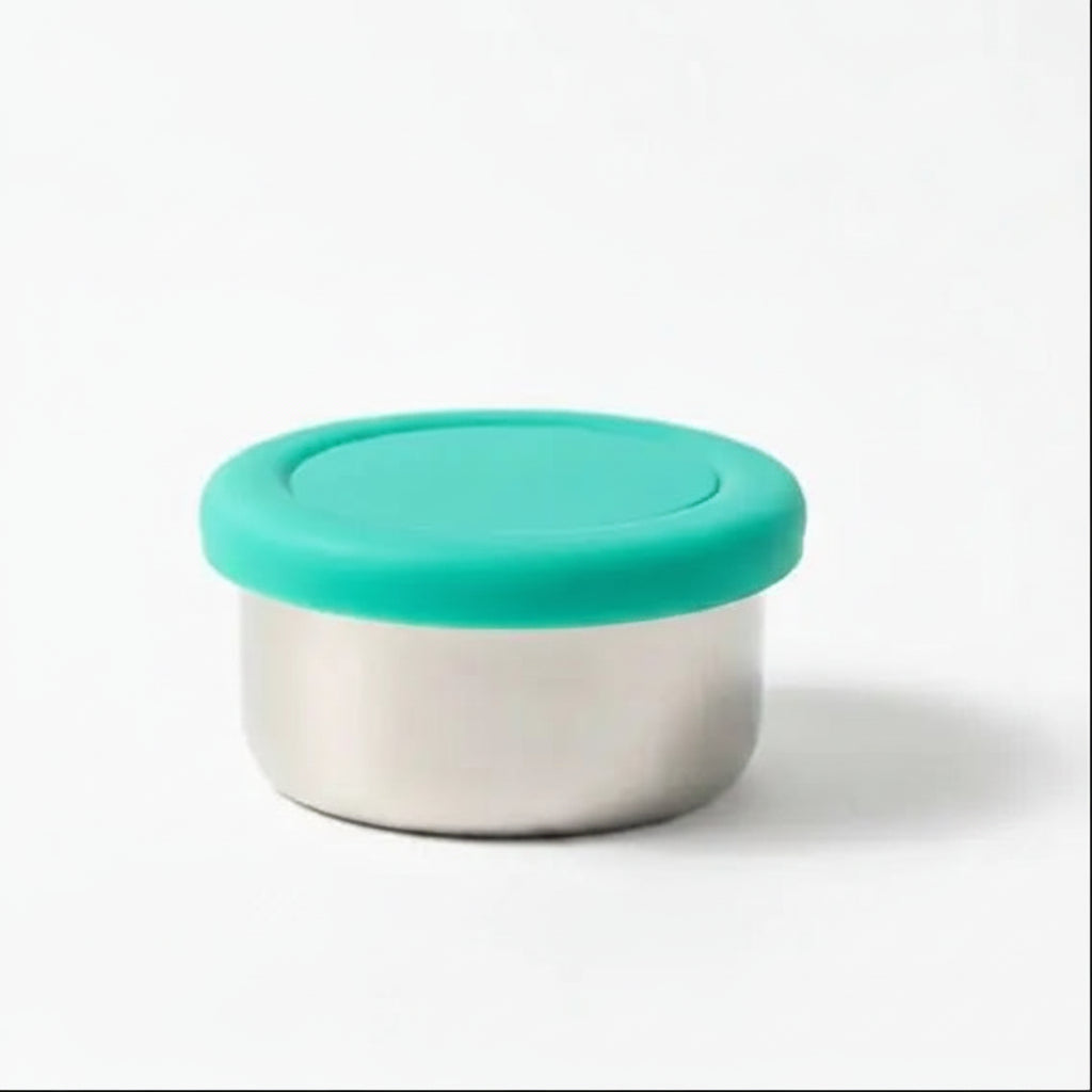Airtight Stainless Steel Snack Container | Leakproof Dippers NZ | Stainless Steel Lunchbox | Meals in Steel