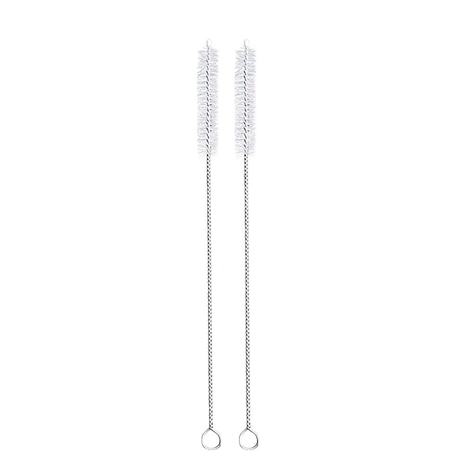 Bent Straw Pack with Vegan Cleaning Brush - Meals In Steel 