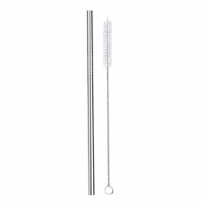 Bent Straw with Vegan Cleaning Brush Pack - Meals In Steel