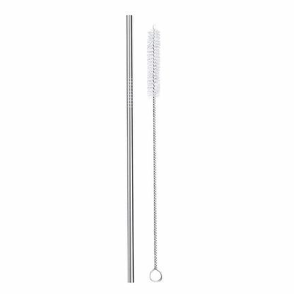 Bent Straw with Vegan Cleaning Brush Pack - Meals In Steel