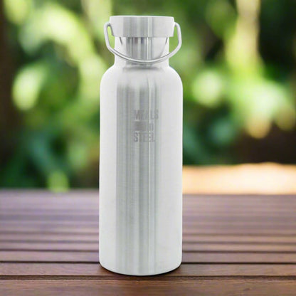 Double Wall Drink Bottle 750ml - Meals In Steel 