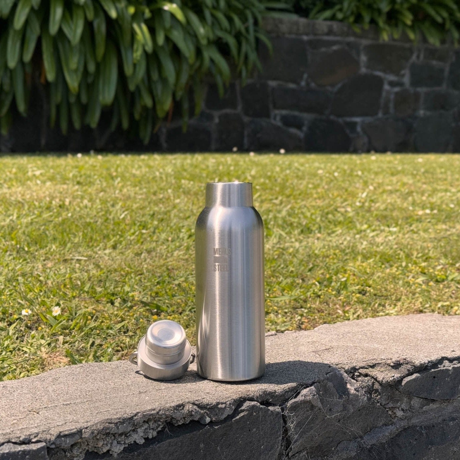 Double Wall Drink Bottle | Stainless Steel | 500ml - Meals In Steel