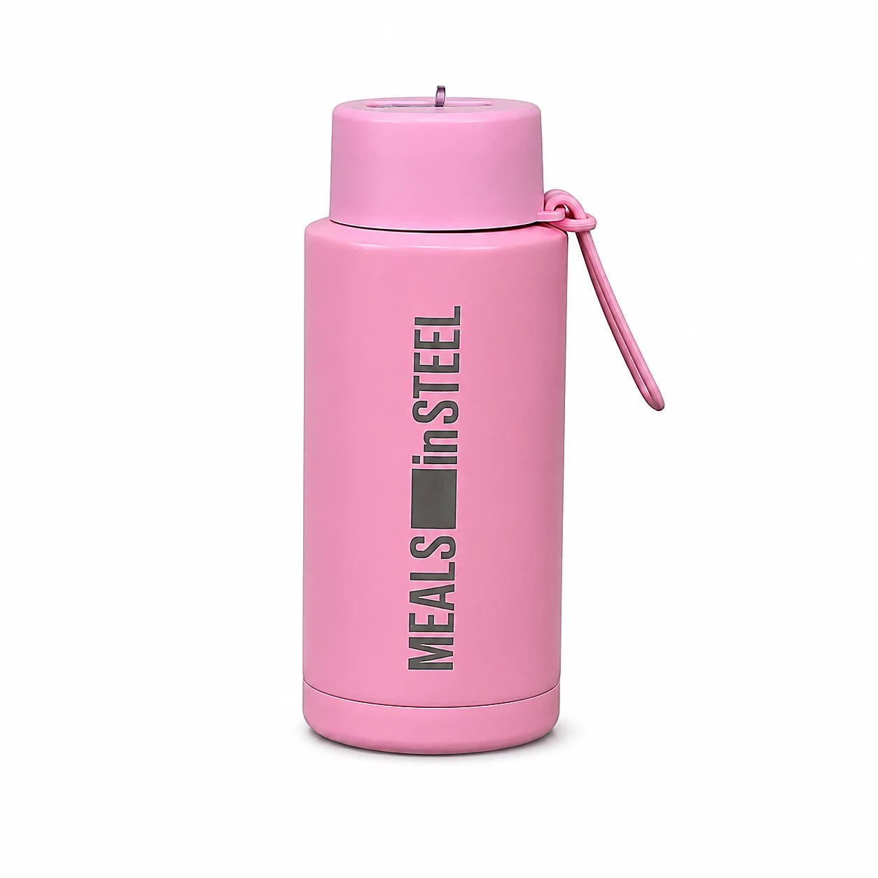 Insulated Sipper Water Bottle with Steel Straw | 1000ml (34oz) | Stainless Steel Lunchbox NZ | Meals in Steel