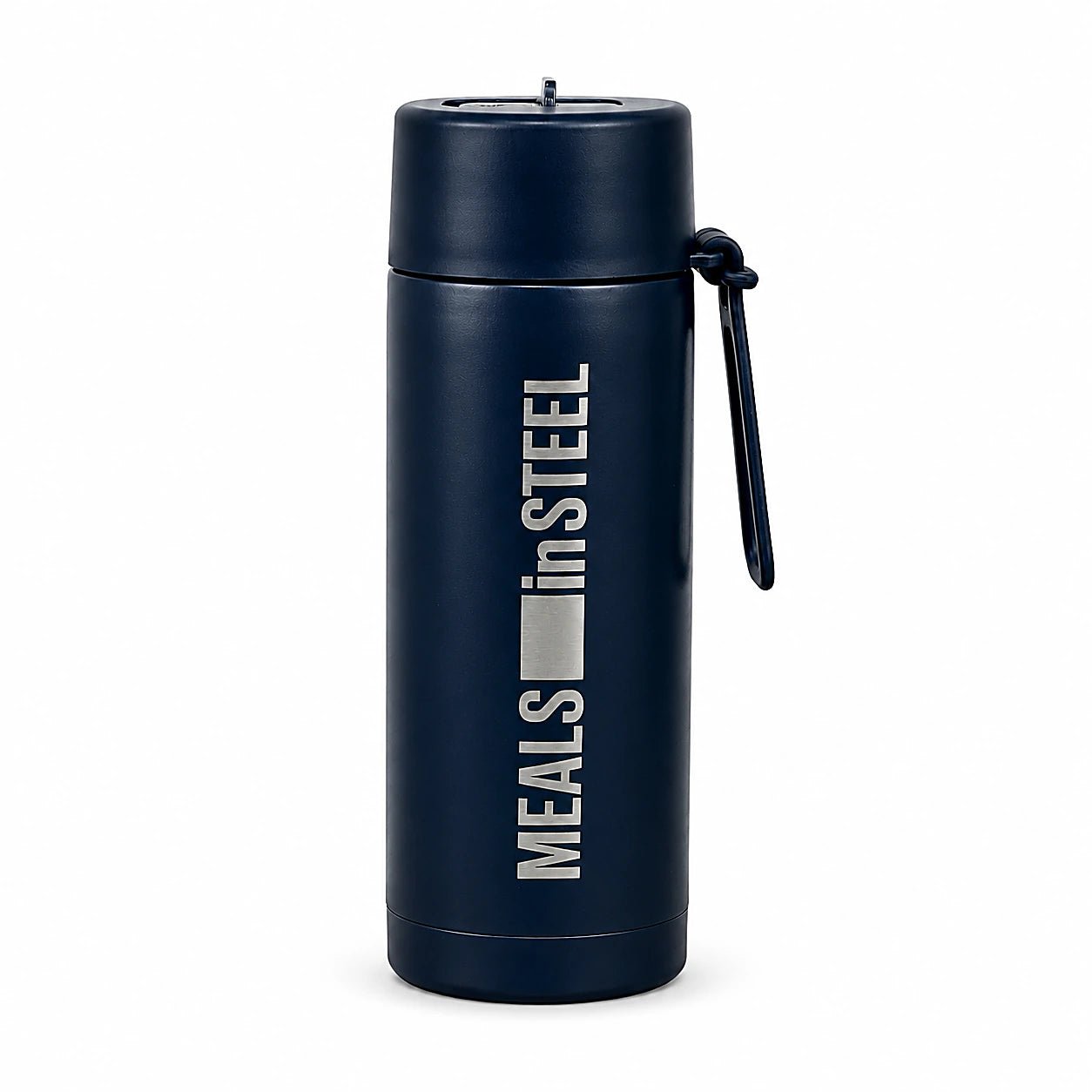 Insulated Sipper Water Bottle with Steel Straw | 650ml (22oz) | Stainless Steel Lunchbox NZ | Meals in Steel