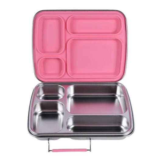 Jumbo Leakproof 4 Compartment Stainless Steel Lunch box – 1040ml - Pre Order 15th Feb | Stainless Steel Lunchbox NZ | Meals in Steel