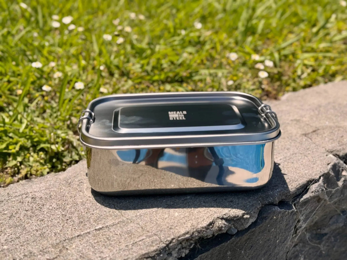 Large Leakproof Bento Lunchbox | Stainless Steel | 1500ml | Stainless Steel Lunchbox NZ | Meals in Steel