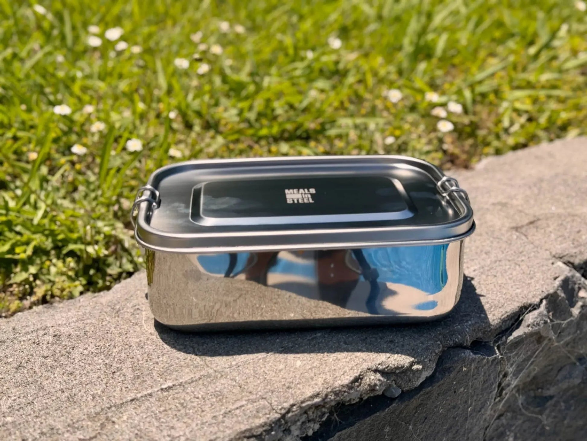 Large Leakproof Bento Lunchbox | Stainless Steel | 1500ml | Stainless Steel Lunchbox NZ | Meals in Steel