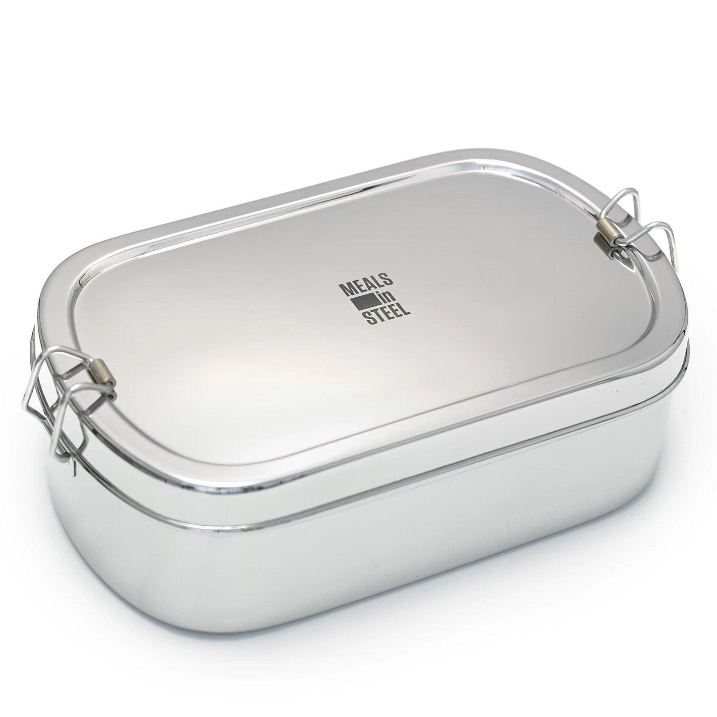 Large Oval Shape Lunchbox | Stainless Steel - Meals In Steel 