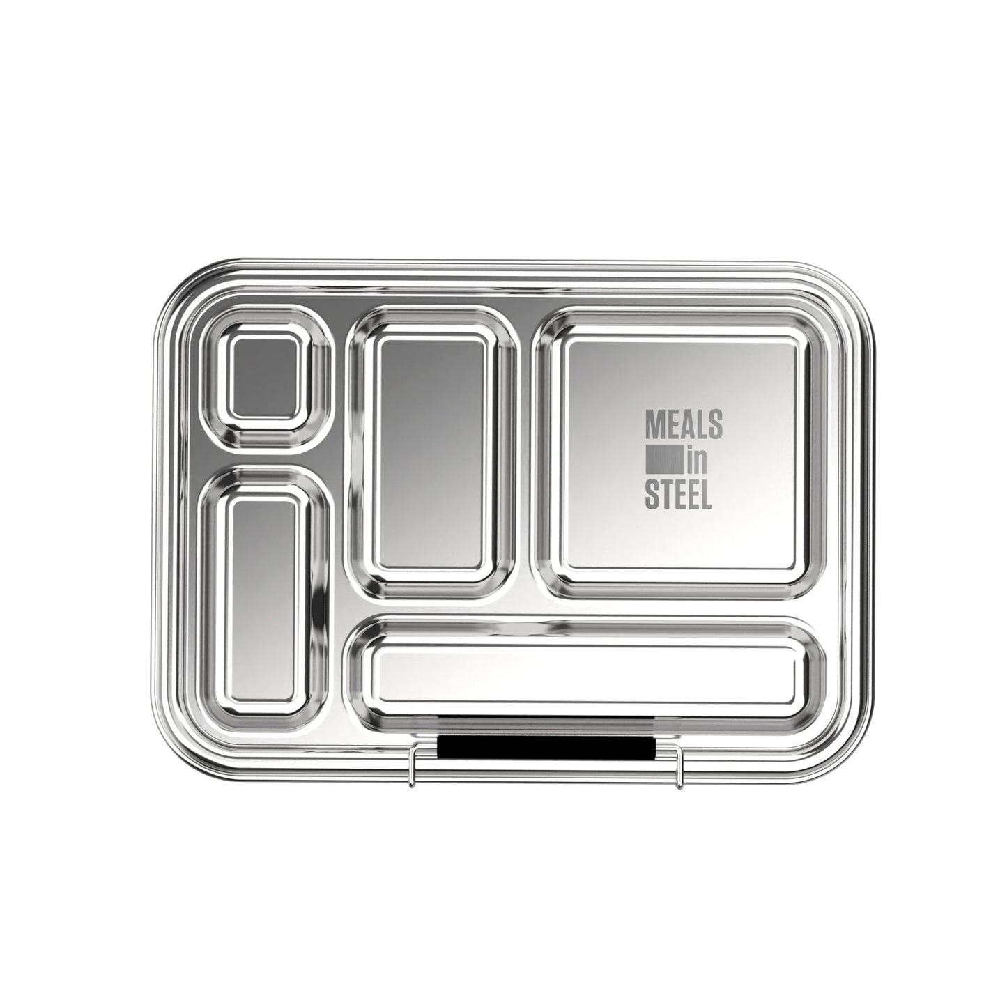 Leakproof 5 - Compartment Bento Box NZ – Stainless Steel Lunchbox | Stainless Steel Lunchbox NZ | Meals in Steel