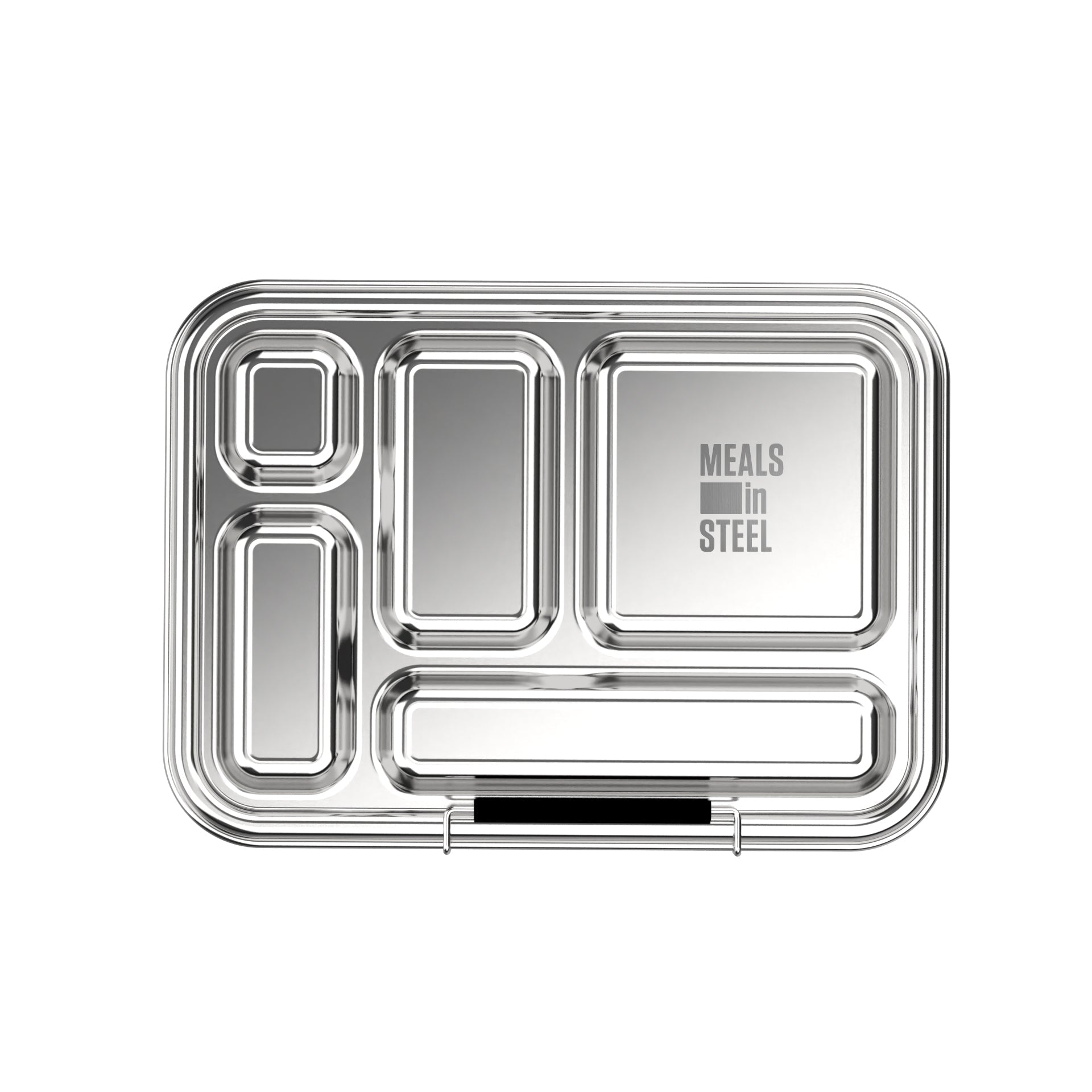 Leakproof 5 - Compartment Bento Box NZ – Stainless Steel Lunchbox | Stainless Steel Lunchbox NZ | Meals in Steel