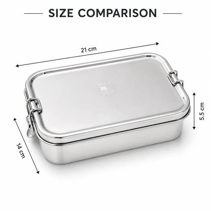 Leakproof Bento Lunchbox | Stainless Steel | 1500ml | Stainless Steel Lunchbox NZ | Meals in Steel