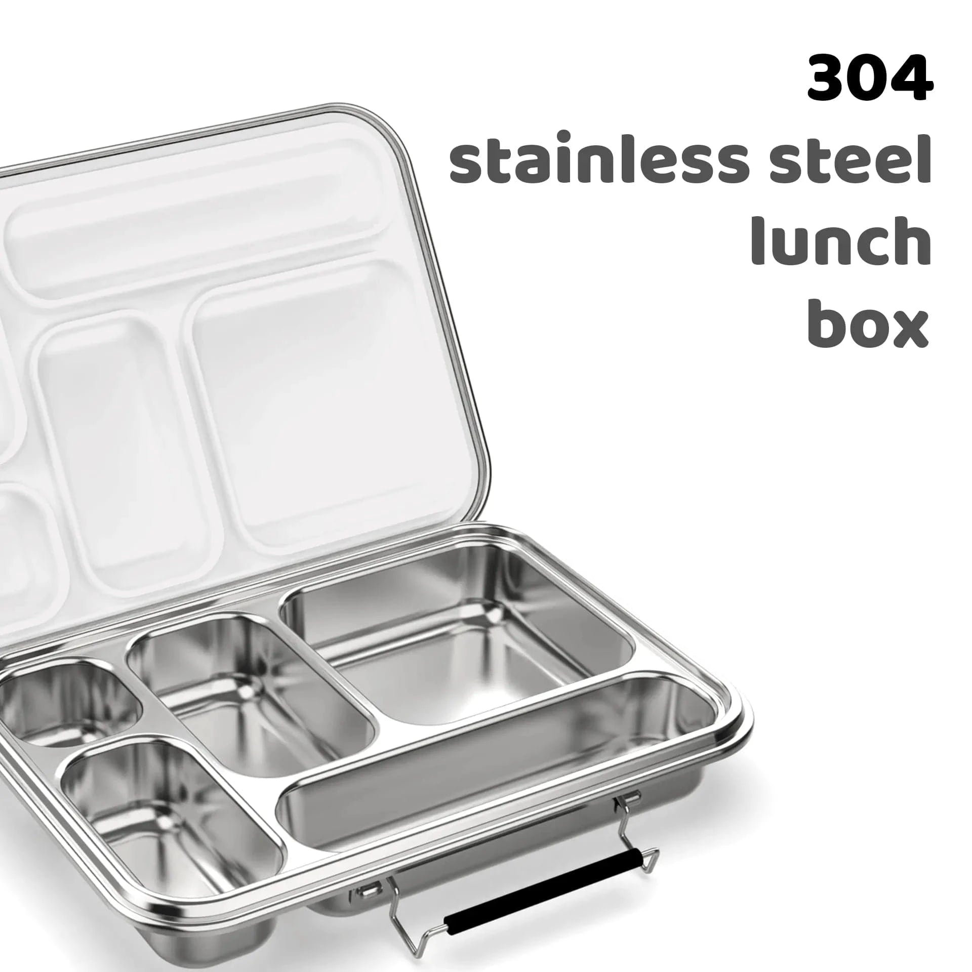 Meals In Steel  Stainless Steel Bento Leakproof Lunchbox Pre-Order Leakproof Bento Box for Kids | Stainless Steel Lunch Box | 935ml