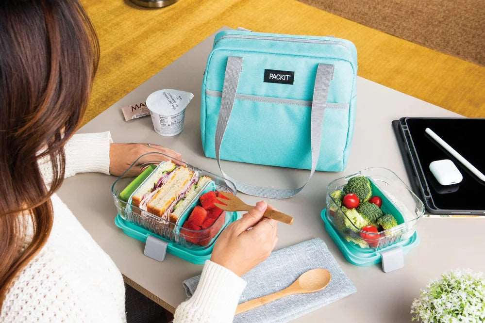 Packit Freezable Zuma Bag Mint | Stainless Steel Lunchbox NZ | Meals in Steel