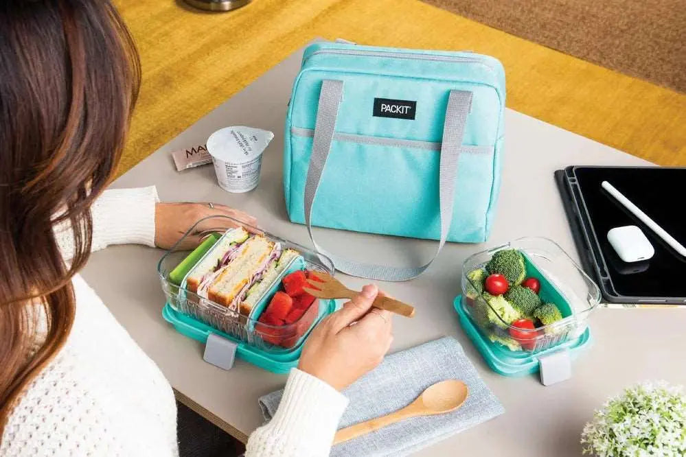 Packit Freezable Zuma Bag Mint | Stainless Steel Lunchbox NZ | Meals in Steel