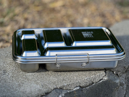 Pre - Order Leakproof Bento Box for Kids | Stainless Steel Lunch Box | 935ml - Meals In Steel