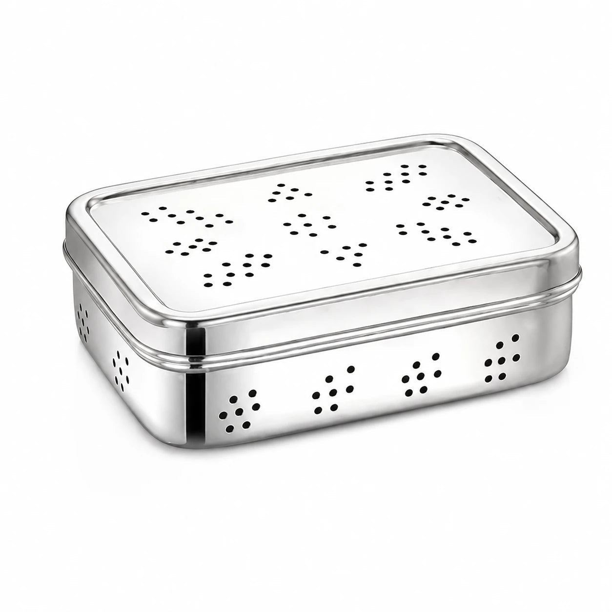 Rectangle Fridge Breathable Container | Stainless Steel | Stainless Steel Lunchbox NZ | Meals in Steel