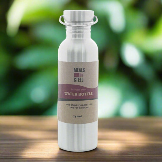 Single Layer Drink Bottle 750ml - Meals In Steel 