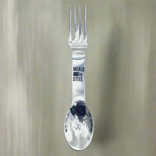 Spork - Spoon and Fork Two in One | Stainless Steel - Meals In Steel 