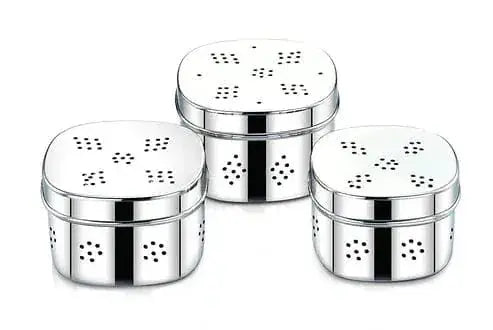 Breathable Stainless Steel Veggie Container NZ | Deep Box | 1100ml | Stainless Steel Lunchbox NZ | Meals in Steel