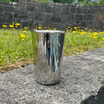 Stainless Steel Drinking Cups 300ml with Straws | Single or Set of 4 | Stainless Steel Lunchbox NZ | Meals in Steel