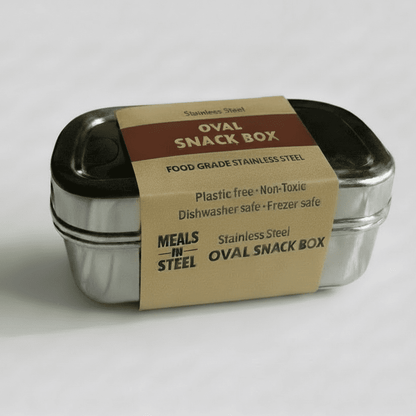 Stainless Steel Snack Box Set – 3 Pack Save $10 | Stainless Steel Lunchbox NZ | Meals in Steel