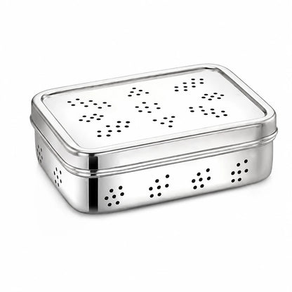 Rectangle Fridge Breathable Container | Stainless Steel