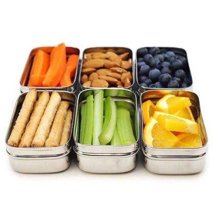 Small Snack Box | Stainless Steel - Meals In Steel 